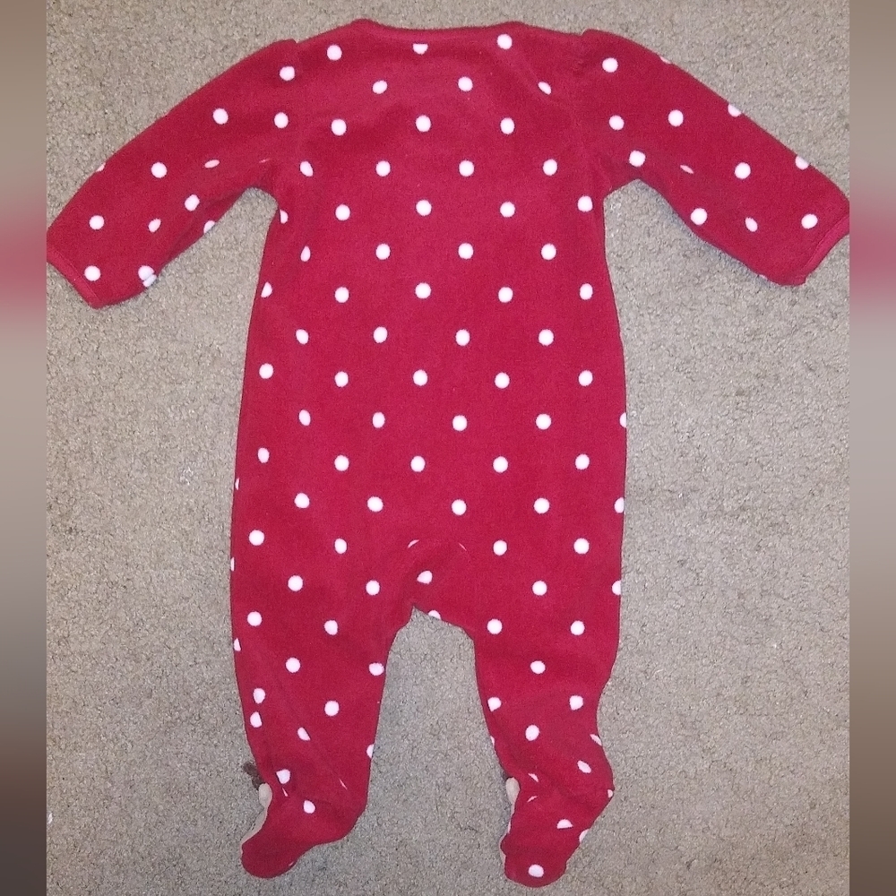 Carter's Jumpsuit Pijama Zip Baby Size 0-3 Months - Picture 2 of 5